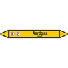 Pipe marker - "Aardgas" 450X52mm (30pcs)